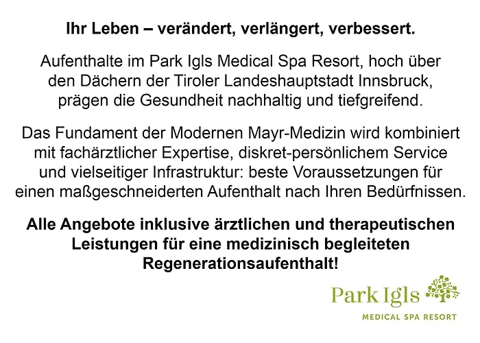 Park Igls - Medical Spa 度假村